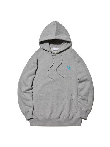 Premium Cotton Oversized Training Hoodie [Gray] - VARZAR - Modalova