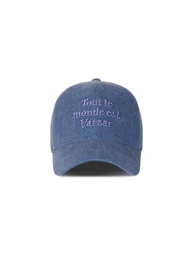 Cotton Deep Fit TMV Lettering Ball Cap [Pigment Blue] - VARZAR - Modalova