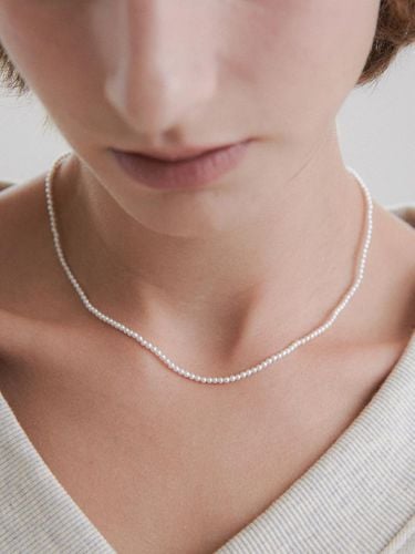 Freshwater Silver 925 Pearl Necklace [Beige] - byweekend - Modalova