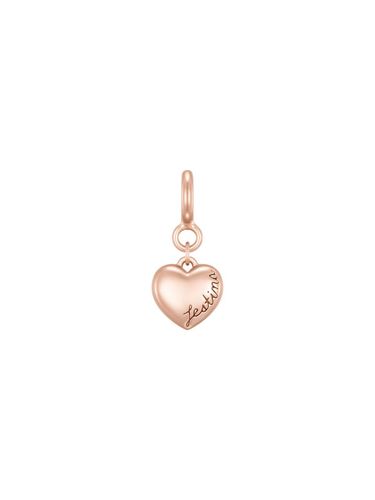 Silver Rose Gold Heart Pendant (JJLJP03BF343SR000) - J.ESTINA - Modalova