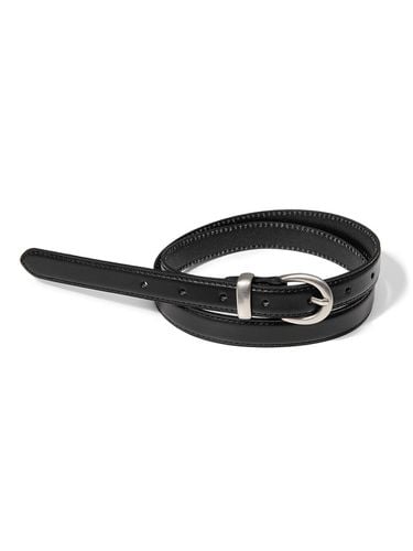 Simple Western Round Leather Belt [] (T013) - halden - Modalova