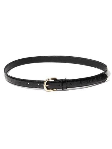 Embossed Texture Pattern Cowhide Leather Belt [] (T014) - halden - Modalova