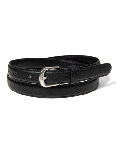 Simple Silver Metallic Adjustable Belt [] (T018) - halden - Modalova