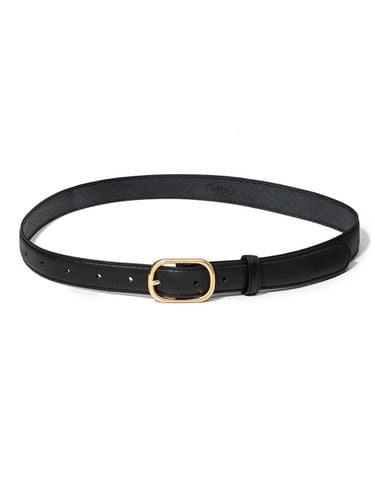 Gold Round Leather Belt [] (T021) - halden - Modalova