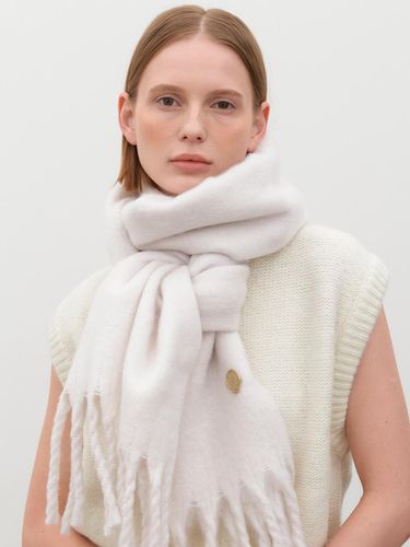 Heavy Polyester Nordic Muffler [Beige] (M032_) - halden - Modalova