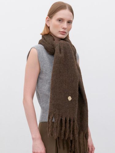 Heavy Wool Blend Luxurious Muffler [] (M036) - halden - Modalova