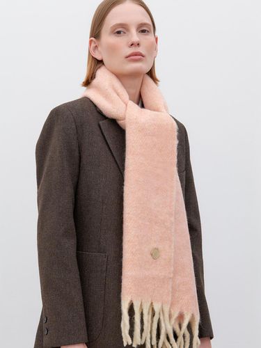 Classic Two Tone Wool Nordic Muffler [PINK] (M037) - halden - Modalova