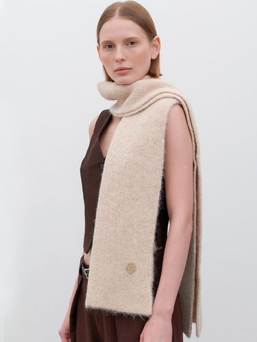 Soft Wool Nordic Minimalist Muffler [] (M038) - halden - Modalova