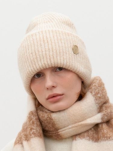 Heavy Wool Nordic Classic Beanie [Beige] (C053) - halden - Modalova