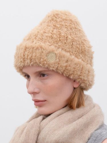 Soft Hairy Nordic Winter Beanie [] (C059) - halden - Modalova