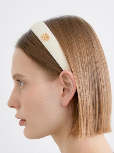 Flat Plush Poly Velvet Hairband [] (H017) - halden - Modalova