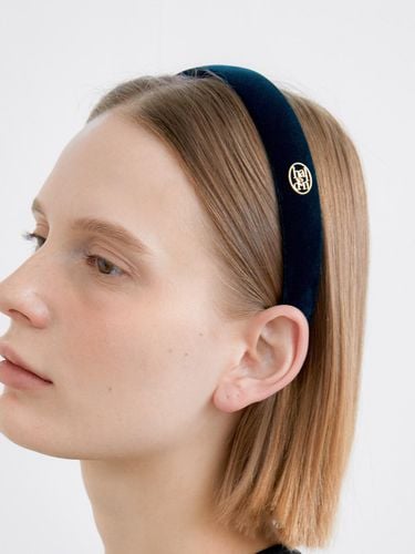 Flat Premium Polyester Velvet Hairband [] (H017) - halden - Modalova