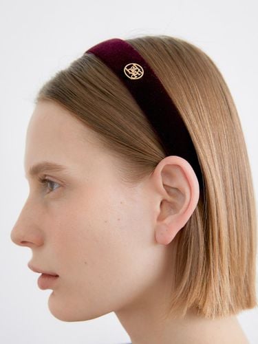 Flat Velvet Nordic Hairband [] (H017) - halden - Modalova