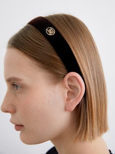 Flat Plush Velvet Hairband [] (H017) - halden - Modalova