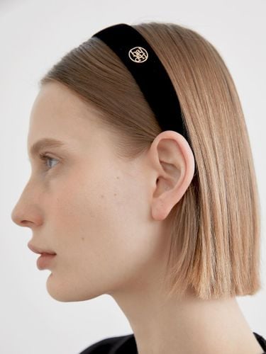 Flat Plush Velvet Hairband [] (H017) - halden - Modalova