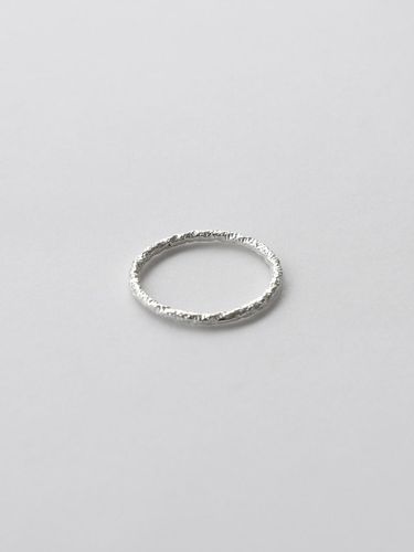 Thin Rough Cut Silver925 Ring [/Gold] - Another Layer - Modalova