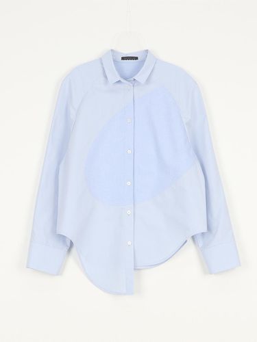 Cotton Origami Structural Shirt [Sky Blue] - GAYEON LEE - Modalova