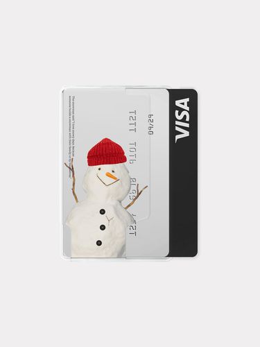 Snowman Design MagSafe Card Wallet - mademoment - Modalova