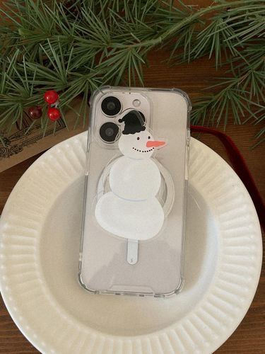 Snowman MagSafe Acrylic Phone Grip - mademoment - Modalova