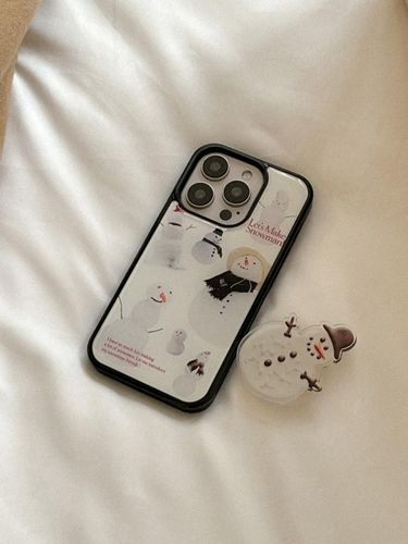 Snowman Design Premium TPU Bumper Case - mademoment - Modalova