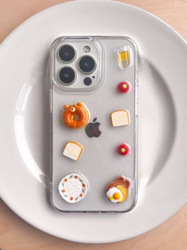 Handcrafted Protective Resin Phone Case - BiBiBl HOUSE - Modalova