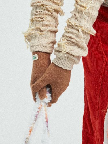 Wool Minimalist Winter Gloves [] - MISU A BARBE - Modalova