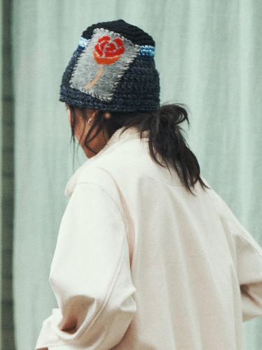 Handmade Wool Blend Bucket Hat [] - MISU A BARBE - Modalova