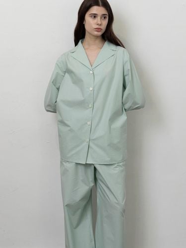 Cotton Premium Loose Fit Pajamas [GREEN] - leshua - Modalova