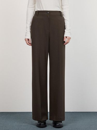 Minimal Long Straight Regular Fit Pants (AWWSLO41040) - SISTINA - Modalova