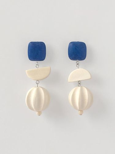 Lightweight Statement Wood Ball Earrings [] - FANTASTIC PLANET - Modalova