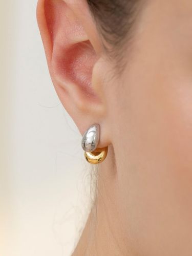 Two-way Teardrop Nickel-free Earrings - FANTASTIC PLANET - Modalova