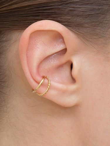 Two Line Twisted Adjustable Ear Cuff - FANTASTIC PLANET - Modalova