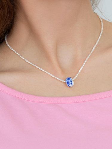 Freshwater Pearl Sterling Silver 2-Way Necklace [] - FANTASTIC PLANET - Modalova