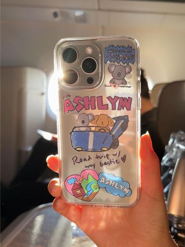 Hybrid Whimsical Graphic Phone Case - THE ASHLYNN - Modalova