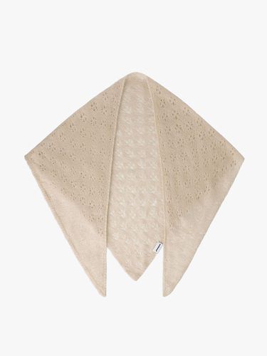 Cashmere Triangular Delicate Crochet Shawl [] - mellotory - Modalova