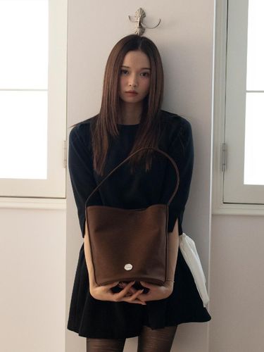 Shopper Suede Bag [Brown] - iroco - Modalova