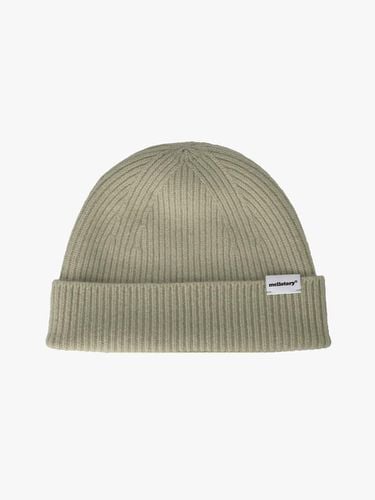 Cashmere Ribbed Seamless Beanie [] - mellotory - Modalova