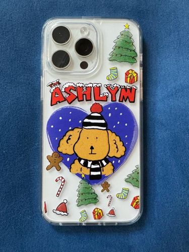 Heart Logo Jelly Hard Phone Case [Blue] - THE ASHLYNN - Modalova