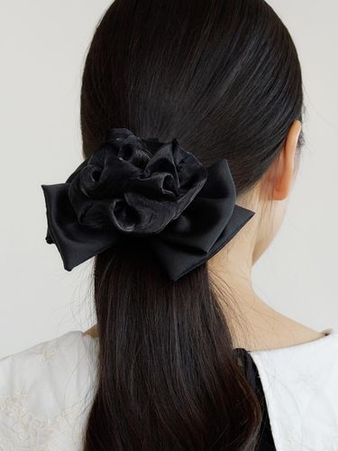 Chiffon Voluminous Rose Ribbon Hair Pin [] - FANTASTIC PLANET - Modalova