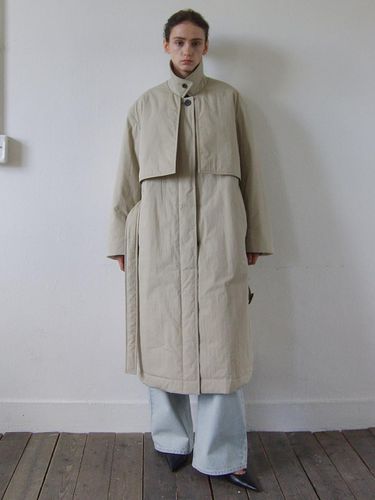 M Thinsulate Single Padded Trench Coat [BEIGE] - Enor - Modalova