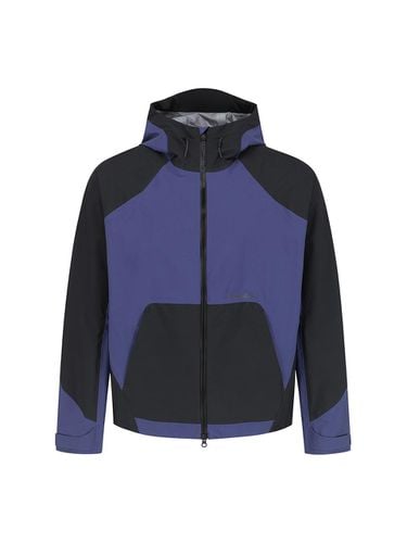 Layer Waterproof Color Block Mountain Jacket [Green Violet] - HYDROGEN - Modalova