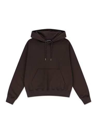 String Point Cotton Hoodie [BROWN] (RTW-HD241) - VERUTUM - Modalova