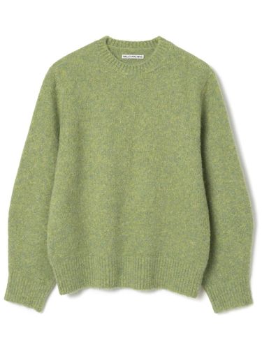 Cropped U-neck Silhouette Knit Dress [Moss Green] - Millo Archive - Modalova