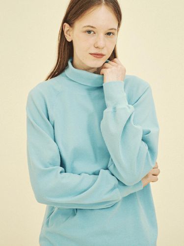 Premium Cotton Turtle Neck Sweatshirt [Sky] (243604SSK) - CHIQUITA - Modalova