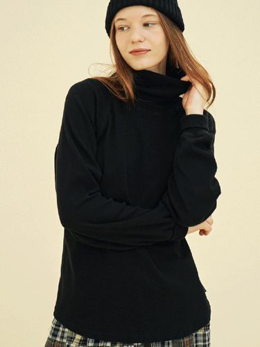 Cotton Brushed Loose Fit Sweatshirt [Black] (243604SBK) - CHIQUITA - Modalova