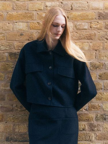 Cashmere Blend Drop Shoulder Jacket [] - Emin & Paul - Modalova