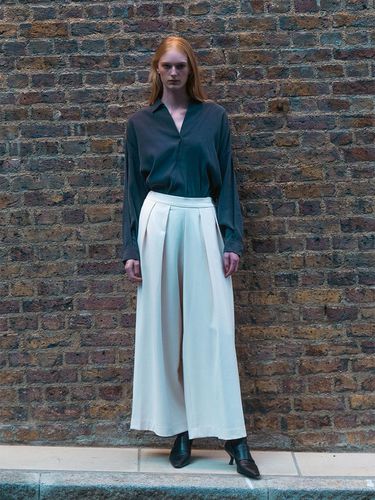 Double Pleated Wide-leg Trousers [] - Emin & Paul - Modalova