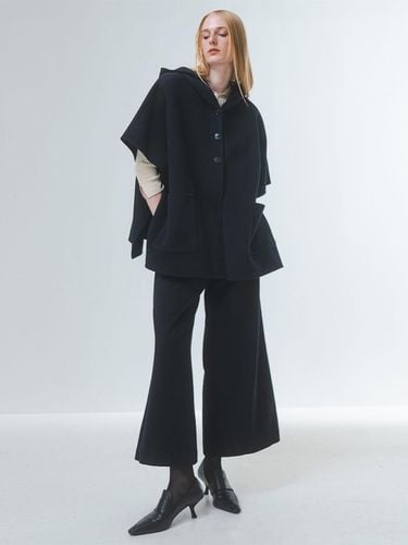 Wool Cashmere Timeless Cape [Navy] - Emin & Paul - Modalova