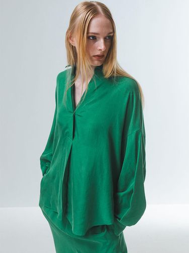 Curved Hem Sustainable Blouse [] - Emin & Paul - Modalova