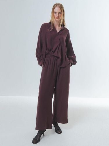 Fluid Elastic Waist Straight Trousers [] - Emin & Paul - Modalova